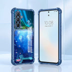 Samsung Galaxy A36 5G Mystic Jellyfish Dual-Tone Transparent Blue Airbags Case