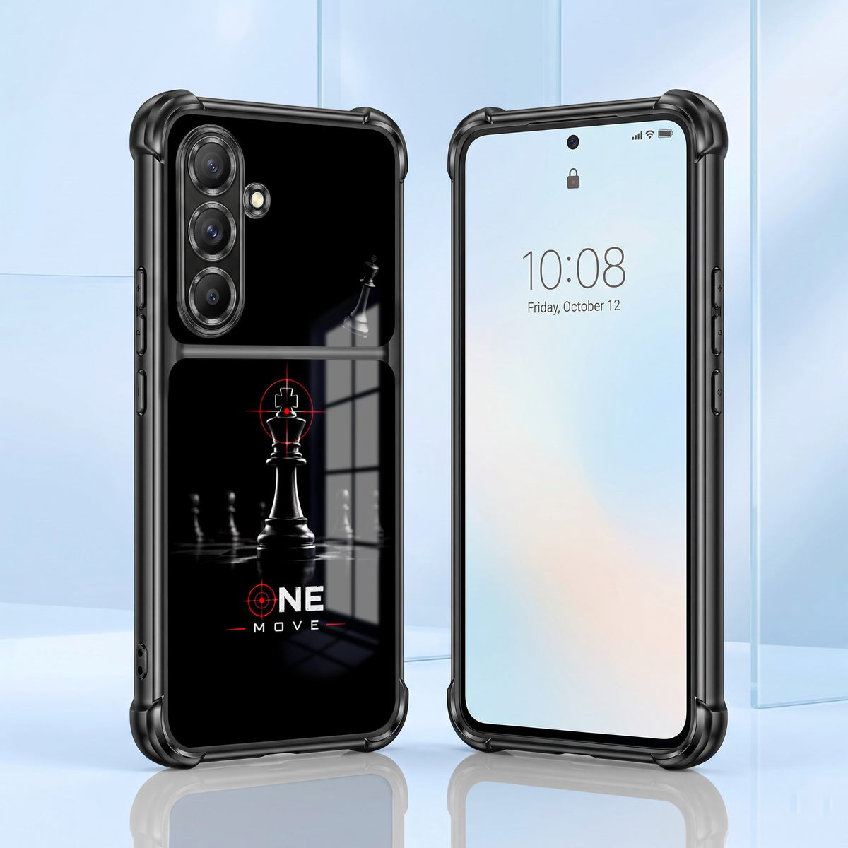 Samsung Galaxy A36 5G One Move Dual-Tone Transparent Black Airbags Case