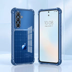 Samsung Galaxy A56 5G Matrix Apple Dual-Tone Transparent Blue Airbags Case