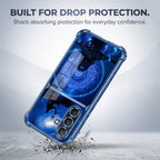Samsung Galaxy A36 5G Adiyogi Dual-Tone Transparent Blue Airbags Case