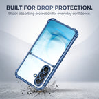 Samsung Galaxy A36 5G Crystal Blue Dual-Tone Transparent Blue Airbags Case