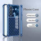 Samsung Galaxy A36 5G Galaxy Stars Dual-Tone Transparent Blue Airbags Case