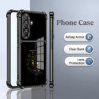 Samsung Galaxy A36 5G Infinity Manifestation Dual-Tone Transparent Black Airbags Case