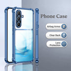Samsung Galaxy A56 5G Crystal Blue Dual-Tone Transparent Blue Airbags Case