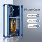 Samsung Galaxy A36 5G Divine Krishna Dual-Tone Transparent Blue Airbags Case