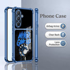 Samsung Galaxy A36 5G Naver Give Up Dual-Tone Transparent Blue Airbags Case