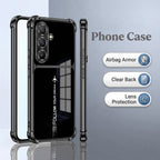 Samsung Galaxy A56 5G Follow Dreams Dual-Tone Transparent Black Airbags Case
