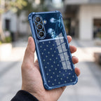 Samsung Galaxy A36 5G Galaxy Stars Dual-Tone Transparent Blue Airbags Case