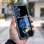 Samsung Galaxy A36 5G Naver Give Up Dual-Tone Transparent Blue Airbags Case