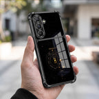 Samsung Galaxy A36 5G Infinity Manifestation Dual-Tone Transparent Black Airbags Case