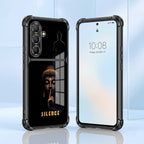 Samsung Galaxy A56 5G Silent Buddha Dual-Tone Transparent Black Airbags Case