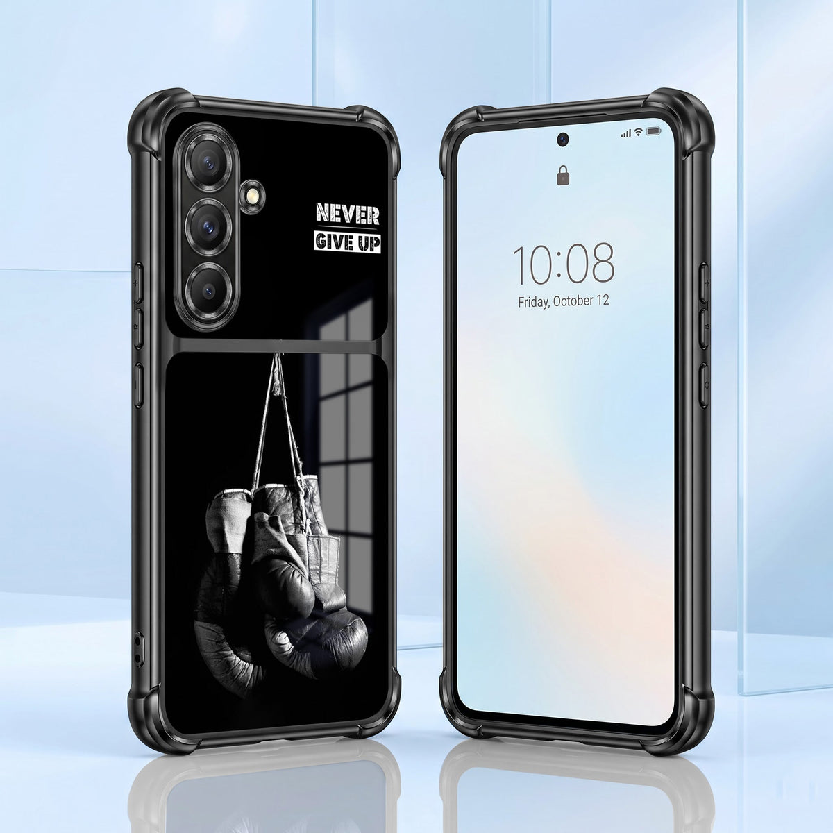 Samsung Galaxy A36 5G Boxing Edition Dual-Tone Transparent Black Airbags Case