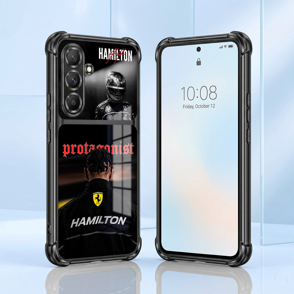 Samsung Galaxy A36 5G Hamilton Dual-Tone Transparent Black Airbags Case