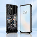 Samsung Galaxy A56 5G Focus Mode Dual-Tone Transparent Black Airbags Case