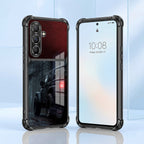 Samsung Galaxy A36 5G Black Beast 4x4 Dual-Tone Transparent Black Airbags Case