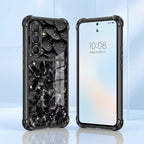Samsung Galaxy A36 5G Noir Butterfly Dual-Tone Transparent Black Airbags Case