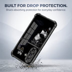 Samsung Galaxy A36 5G Joker Smile Dual-Tone Transparent Black Airbags Case