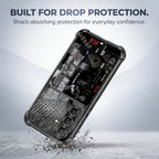 Samsung Galaxy A56 5G Dark Academia Dual-Tone Transparent Black Airbags Case