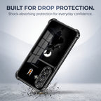 Samsung Galaxy A56 5G Vasudev Spiritual Shadow Dual-Tone Transparent Black Airbags Case