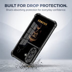 Samsung Galaxy A56 5G Silent Buddha Dual-Tone Transparent Black Airbags Case