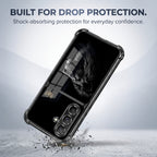 Samsung Galaxy A36 5G King’s Aura Dual-Tone Transparent Black Airbags Case