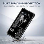 Samsung Galaxy A56 5G Boxing Edition Dual-Tone Transparent Black Airbags Case