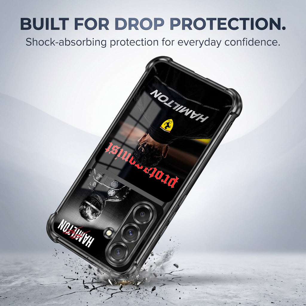 Samsung Galaxy A36 5G Hamilton Dual-Tone Transparent Black Airbags Case