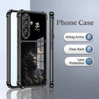 Samsung Galaxy A36 5G Eternal Shiva Dual-Tone Transparent Black Airbags Case