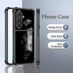 Samsung Galaxy A36 5G Alpha Wolf Dual-Tone Transparent Black Airbags Case