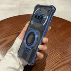 Nothing Phone 3a 5G Original Luxury Magnifier Ring Stand Shockproof Airbags Corner Case