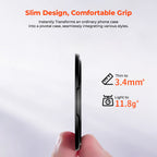 Nothing Phone 4a Pro 5G Original Luxury Magnifier Ring Stand Shockproof Airbags Corner Case