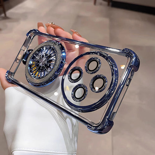 Oppo F27 Pro 5G Premium Stress Buster Wheel Rotating Shockproof Airbags Case