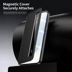 Samsung Galaxy S24 5G Smart Side Window Flip Leather Case