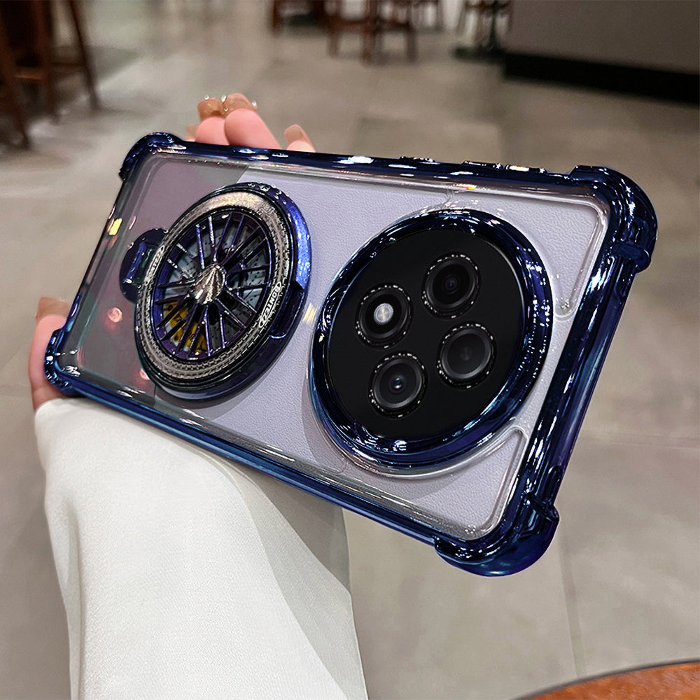 Oppo F27 Pro+ 5G Premium Stress Buster Wheel Rotating Shockproof Airbags Case