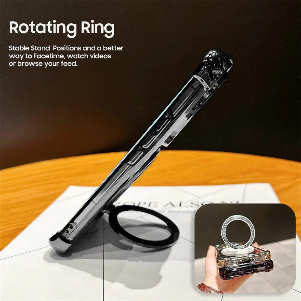 Oppo Reno11 Pro 5G Premium Stress Buster Wheel Rotating Shockproof Airbags Case