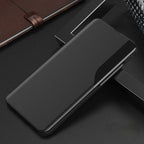 Vivo V40 5G Luxury Half Window Leather Flip Case