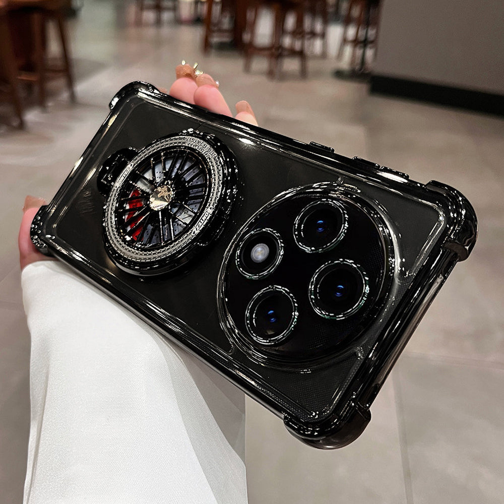 Oppo F27 Pro+ 5G Premium Stress Buster Wheel Rotating Shockproof Airbags Case