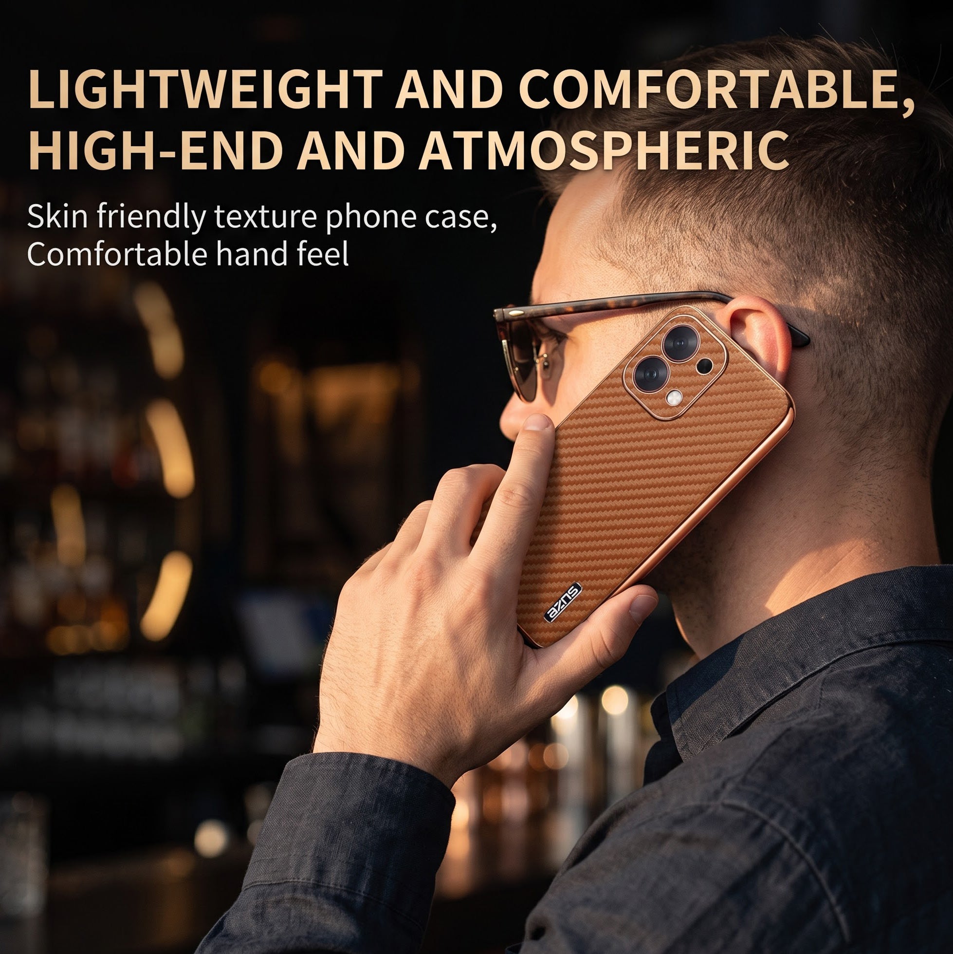 Oppo F31 5G Gold Electroplated Carbon Fiber Texture Case
