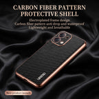 Oppo F31 5G Gold Electroplated Carbon Fiber Texture Case