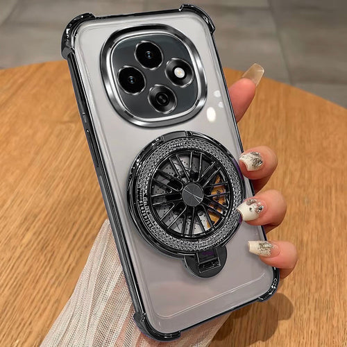 Oppo F31 Pro 5G Premium Stress Buster Wheel Rotating Shockproof Airbags Case