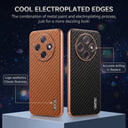 Oppo F31 Pro 5G Gold Electroplated Carbon Fiber Texture Case