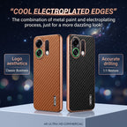 Oppo K13 Turbo 5G Gold Electroplated Carbon Fiber Texture Case