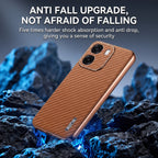 Oppo K14 5G Gold Electroplated Carbon Fiber Texture Case