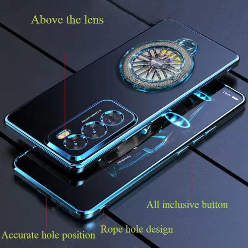 Oppo Reno 12 Pro 5G Ferrari Wheel Electroplating Case