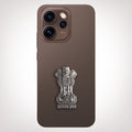 Oppo Reno 15 Pro Mini 5G Compatible Satyamev Jayate 3D Metal Emblem Sticker