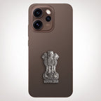 Oppo Reno 15 Pro Mini 5G Compatible Satyamev Jayate 3D Metal Emblem Sticker