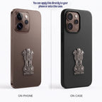 Oppo Reno 15 Pro Mini 5G Compatible Satyamev Jayate 3D Metal Emblem Sticker