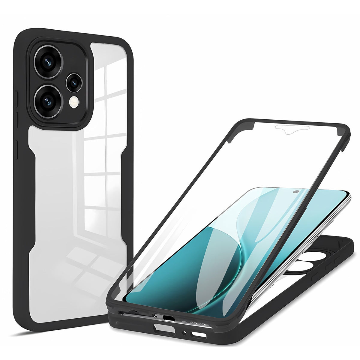 Oppo Reno 15 5G Slim Fit Heavy Duty Shockproof Full Body Protection Case
