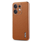 Oppo Reno 16 5G Gold Electroplated Carbon Fiber Texture Case