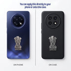 Oppo F31 Pro Plus 5G Compatible Satyamev Jayate 3D Metal Emblem Sticker